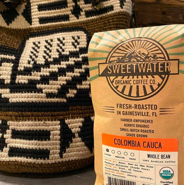 Colombian Organic Shadegrown coffee