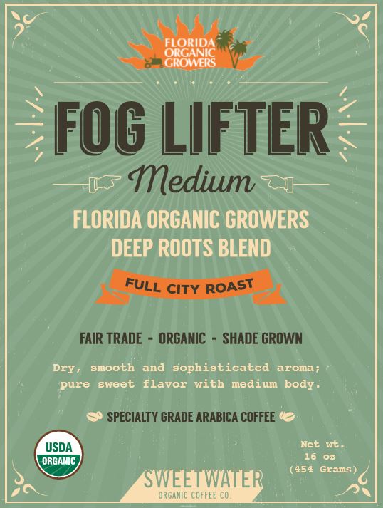 FOG LIFTER MEDIUM - FLORIDA ORGANIC GROWERS FULL CITY ROAST